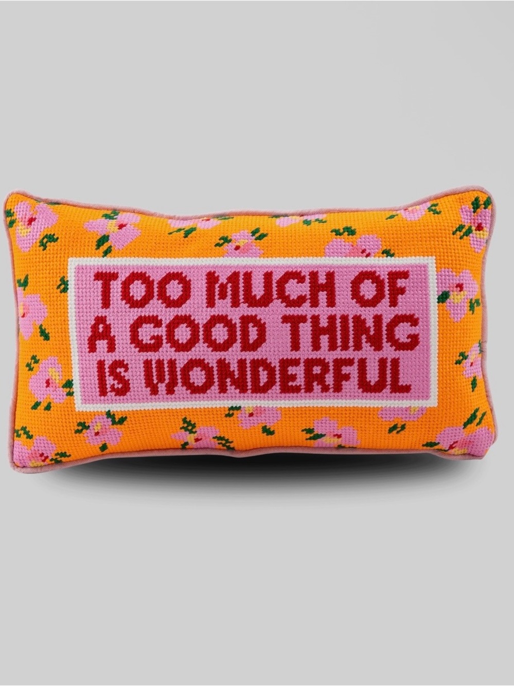 Furbish Studio Petite Needlepoint Pillow